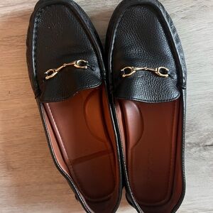 Coach black loafers size 9.5